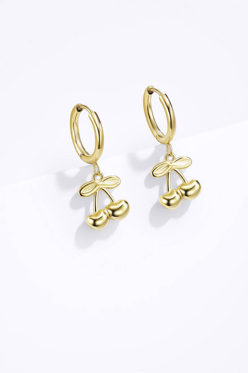 Boucles d'oreille en acier inoxydable 124AQ393