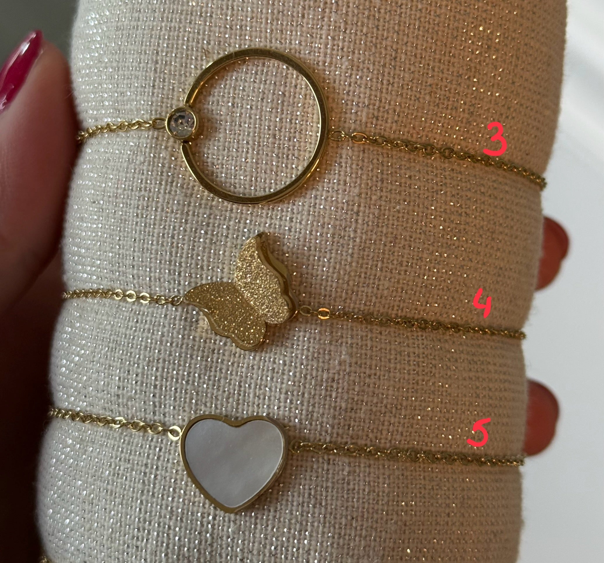 Bracelet or en acier inoxydable ✨