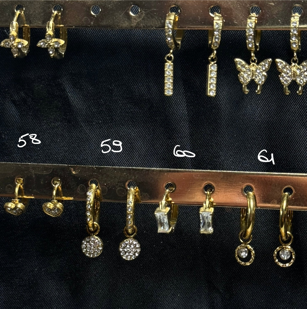 Boucles d’oreilles acier inoxydable