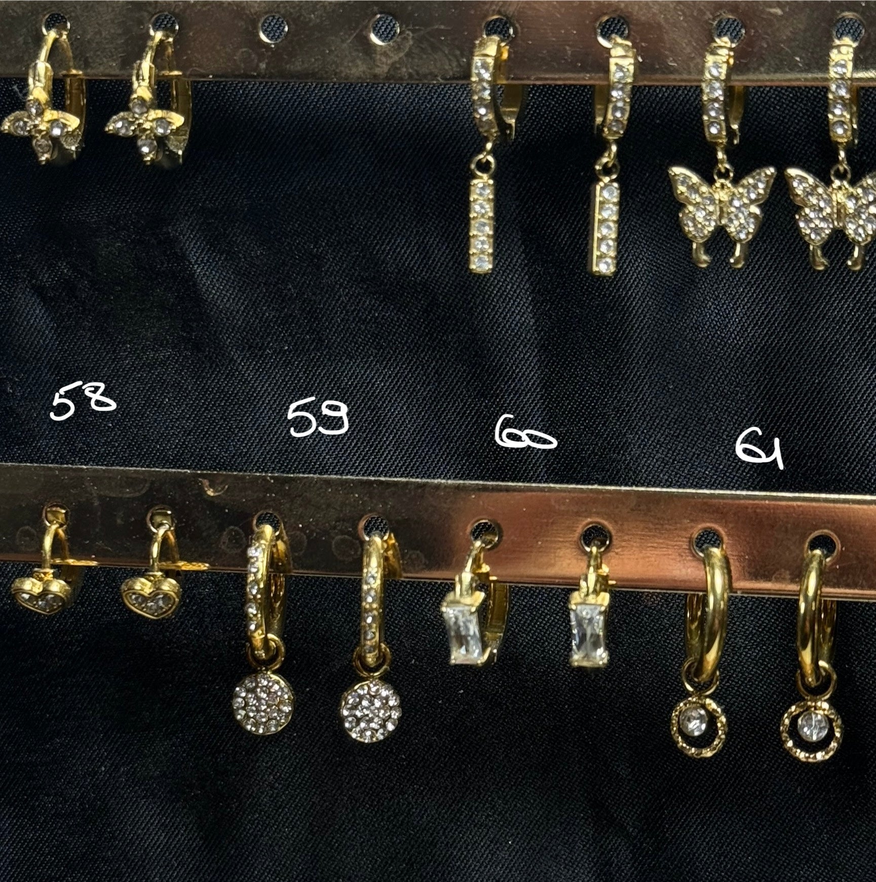 Boucles d’oreilles acier inoxydable