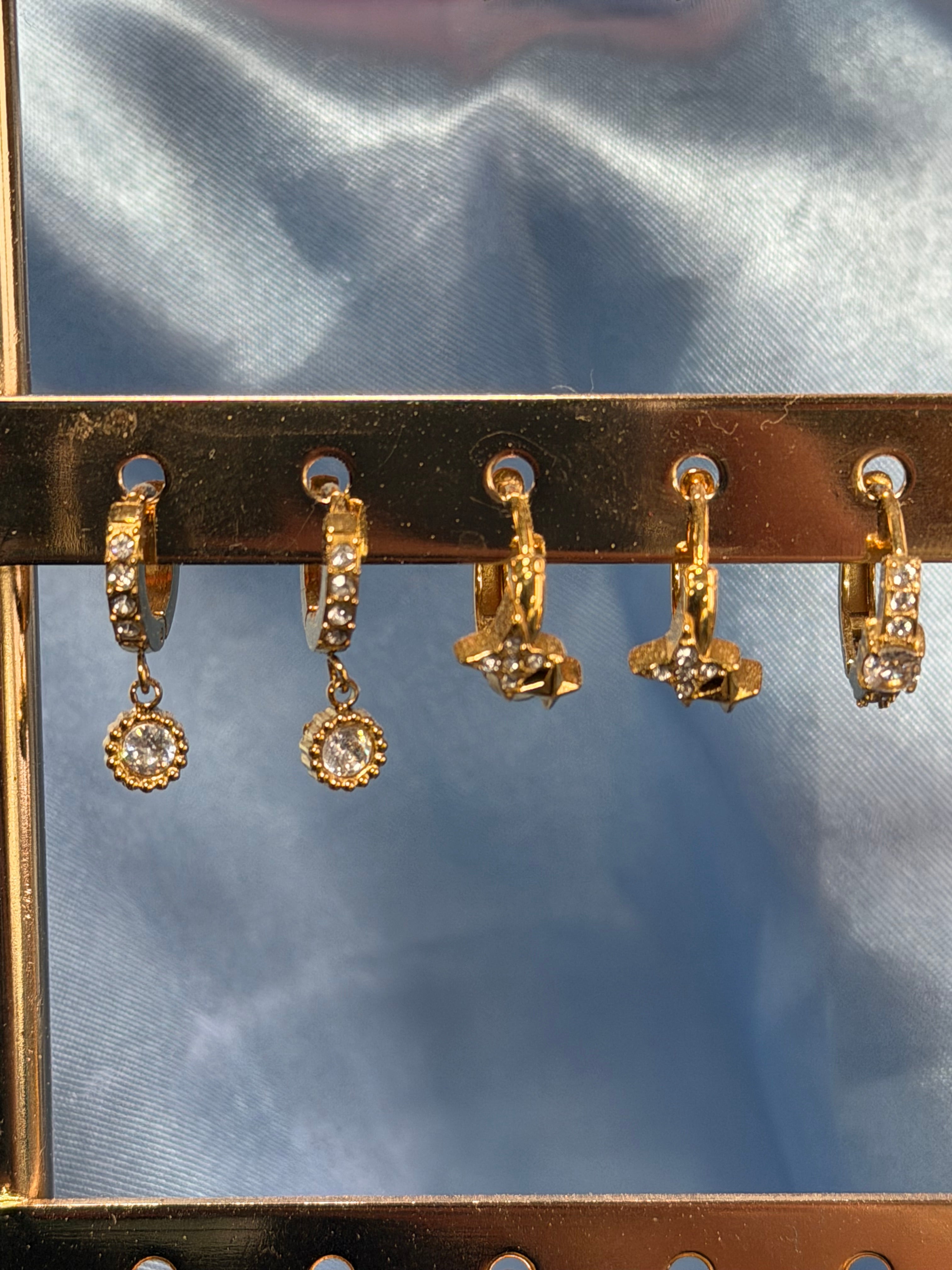 Boucles d’oreilles azalée