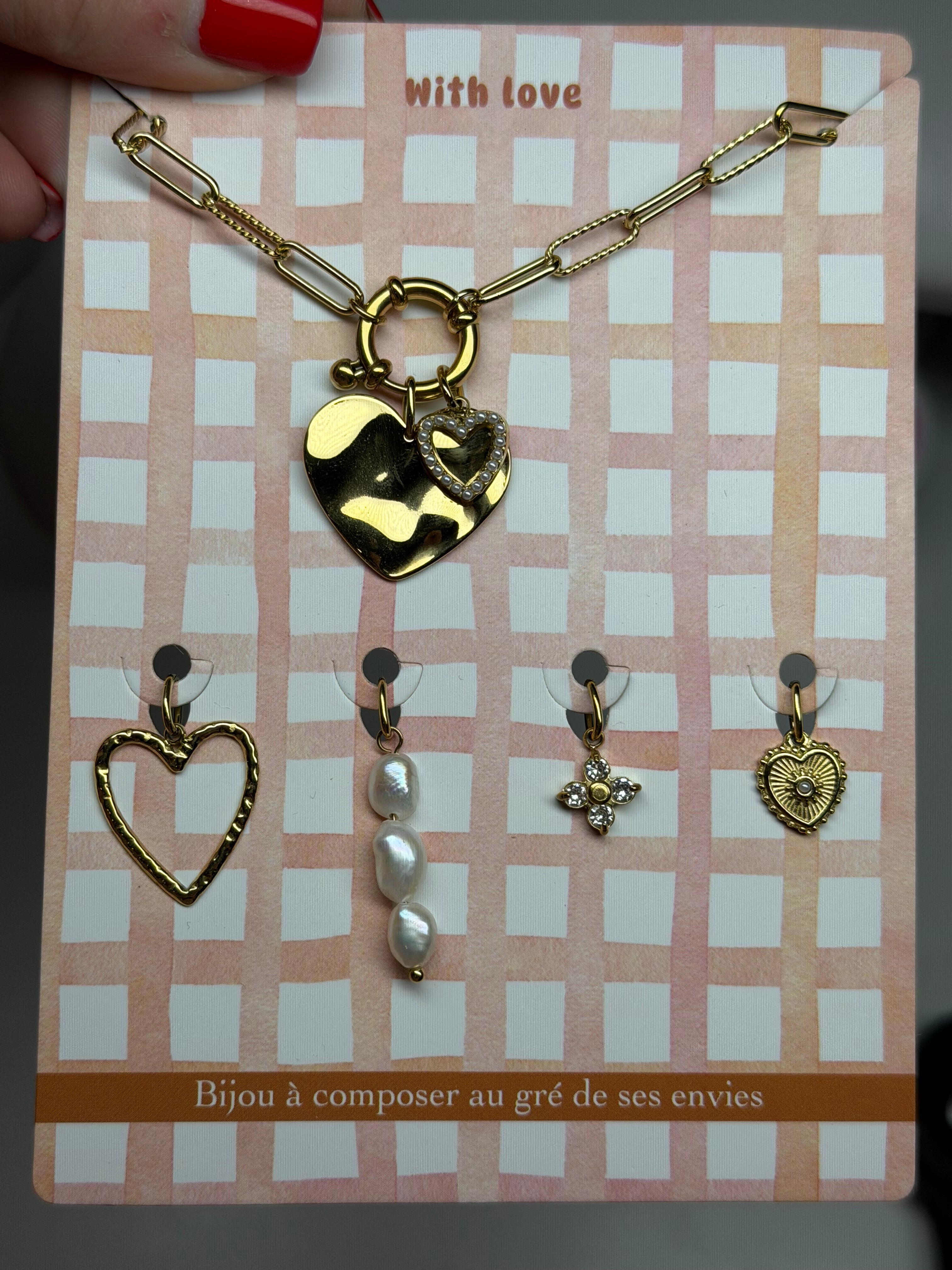Cartelette bijoux à composer au gré de ses envies ! ✨