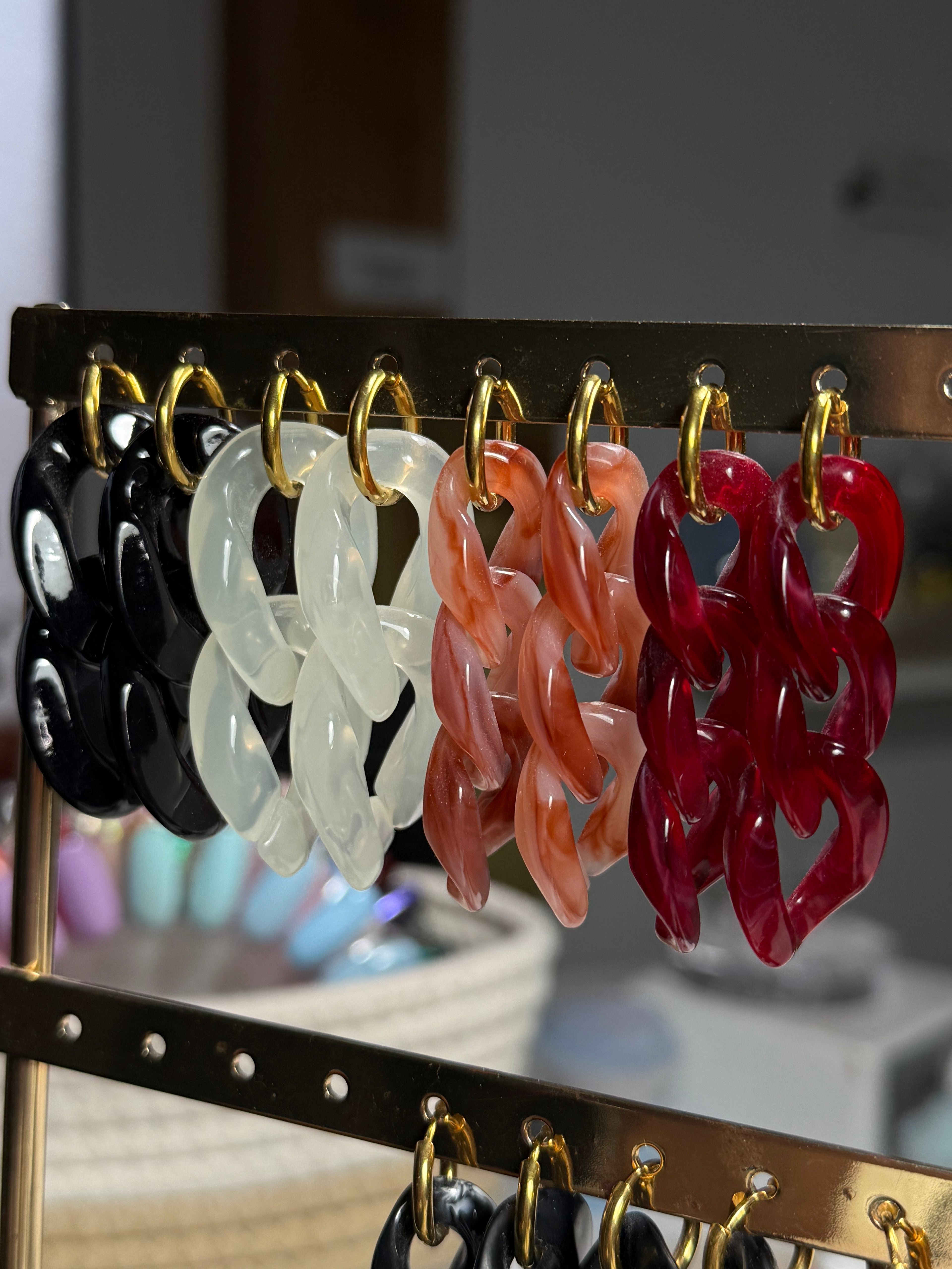 Boucles d’oreilles - Créoles mailles