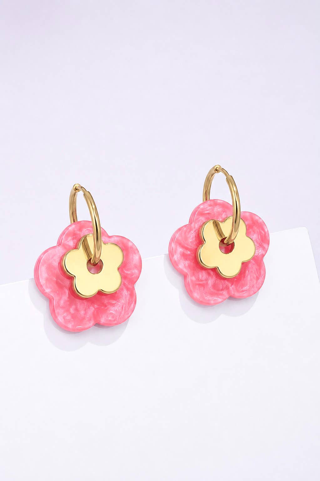 Boucles d'oreilles en acier inoxydable 124RX352