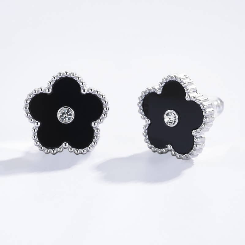 Boucle d’oreille fleur