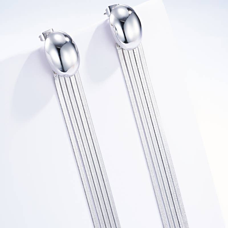 Boucles d’oreilles 218 en acier inoxydable