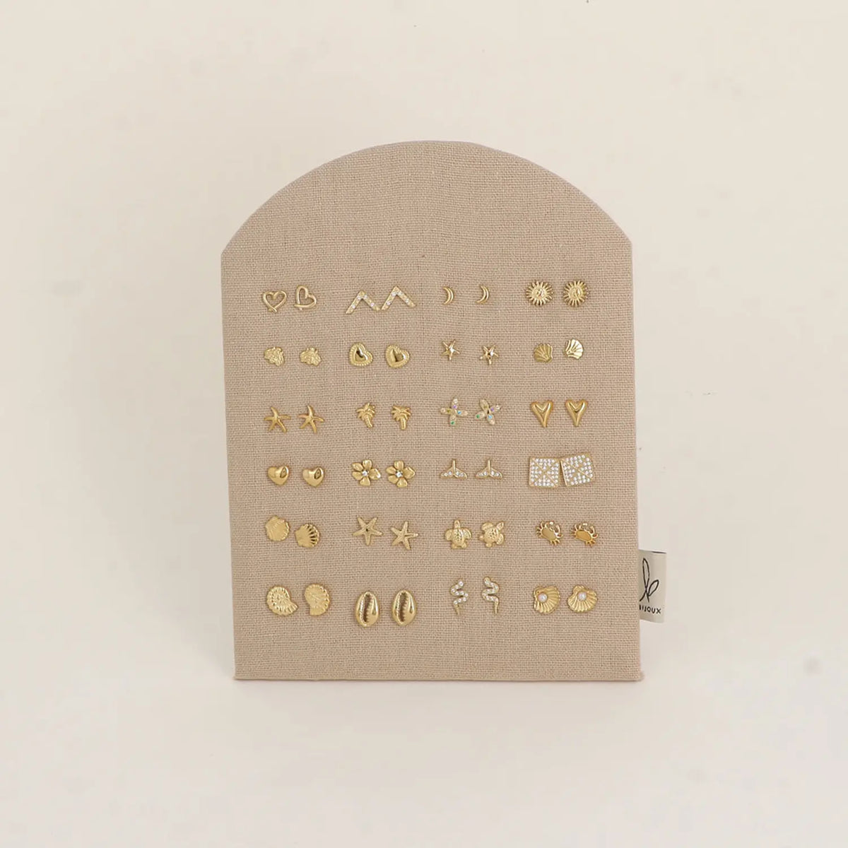 Boucles d’oreilles puces doré - Bohm
