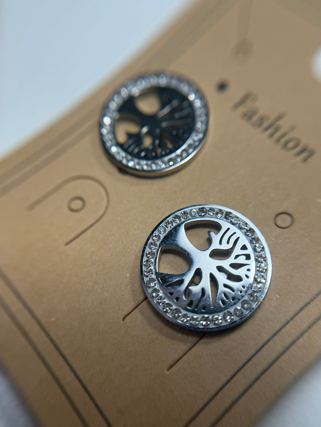 Boucle d’oreille en acier inoxydable