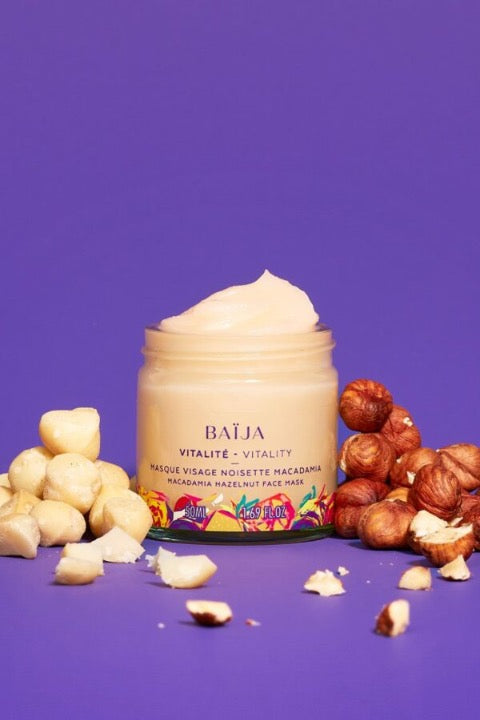 Masque visage noisette macadamia