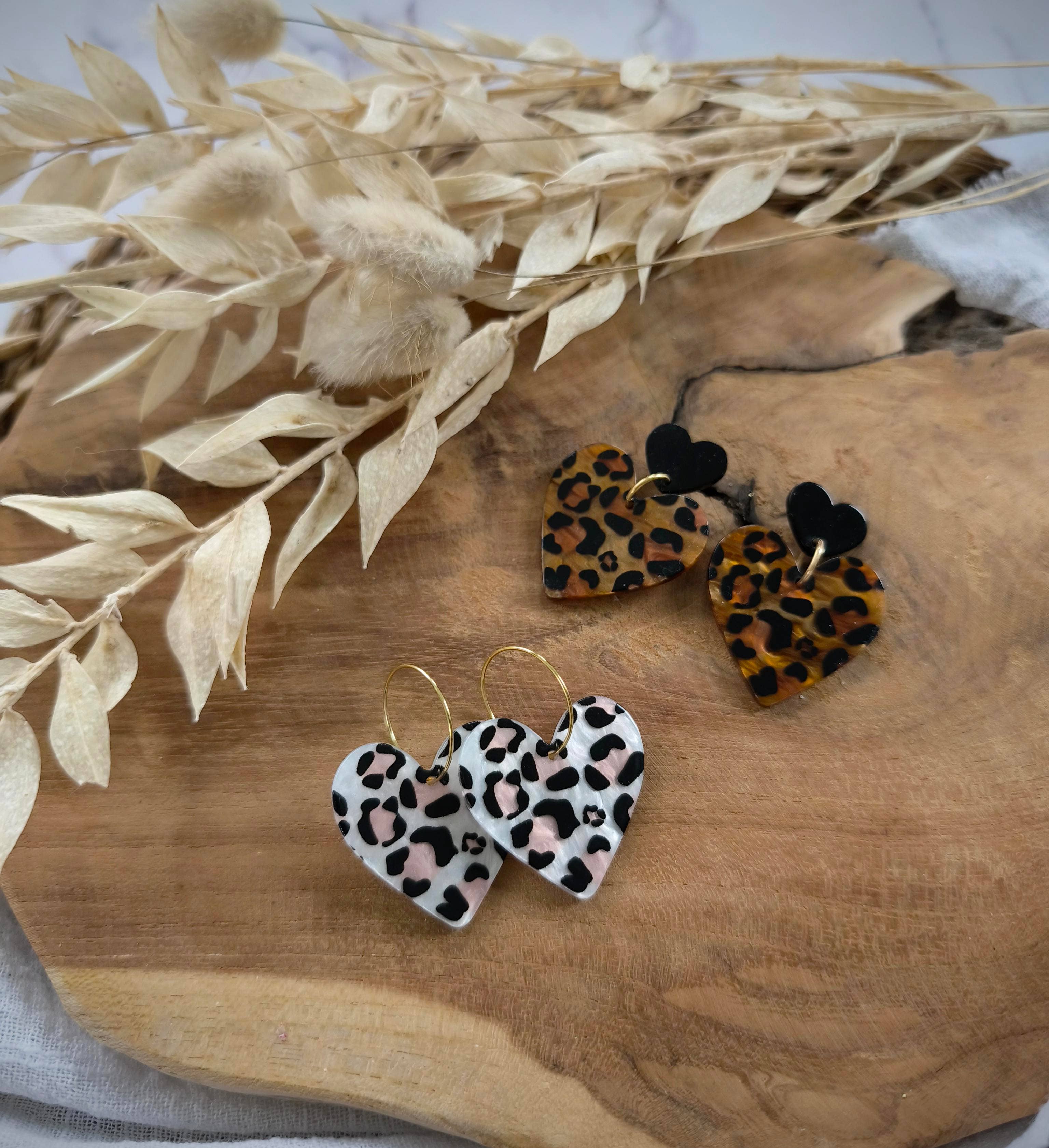 Boucles d'oreilles Coeur Graou