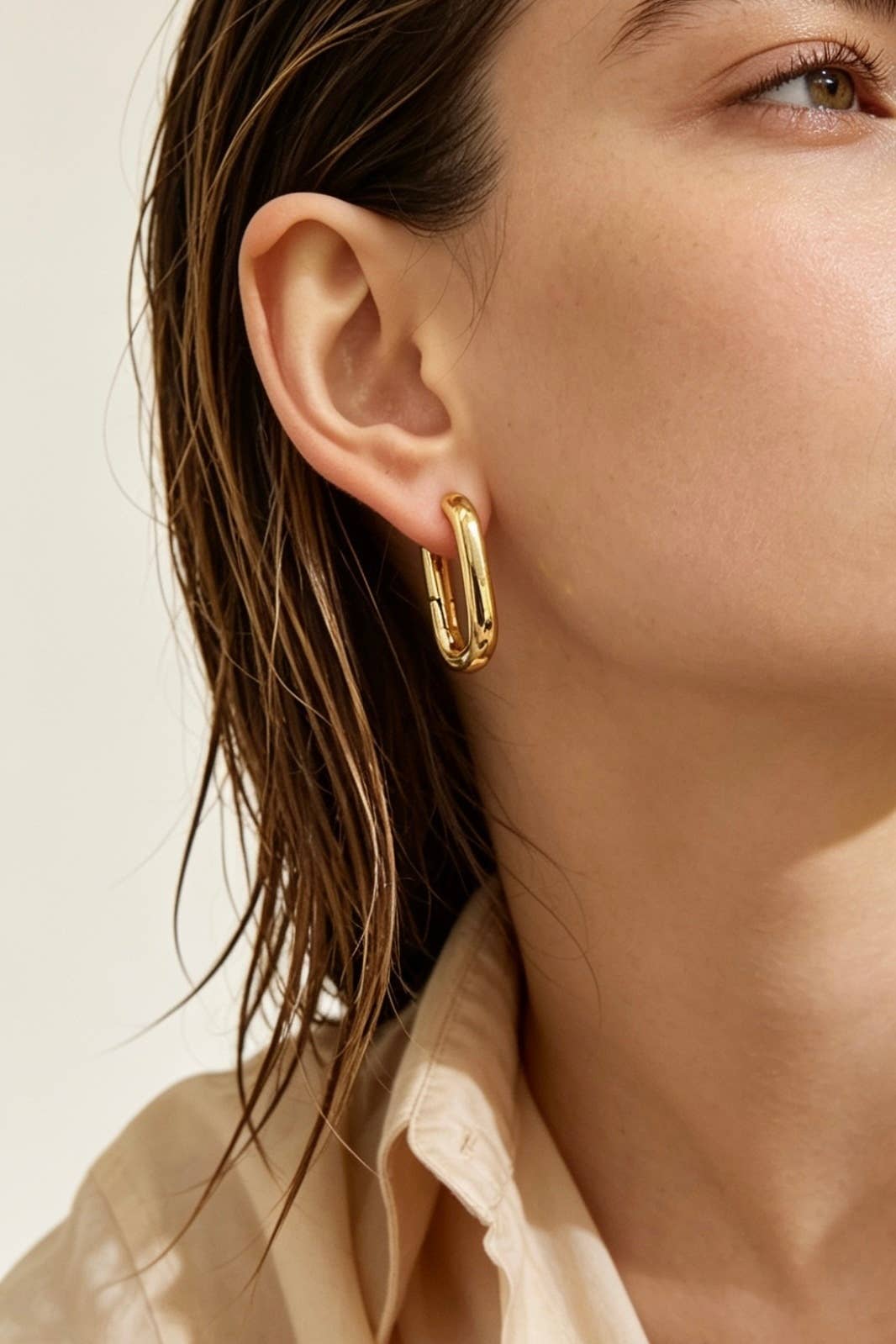 Boucles d'oreilles en acier inoxydable 124AQ697