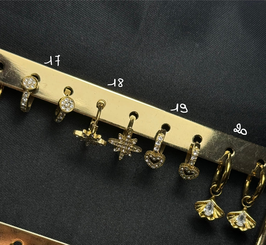 Boucles d’oreilles acier inoxydable