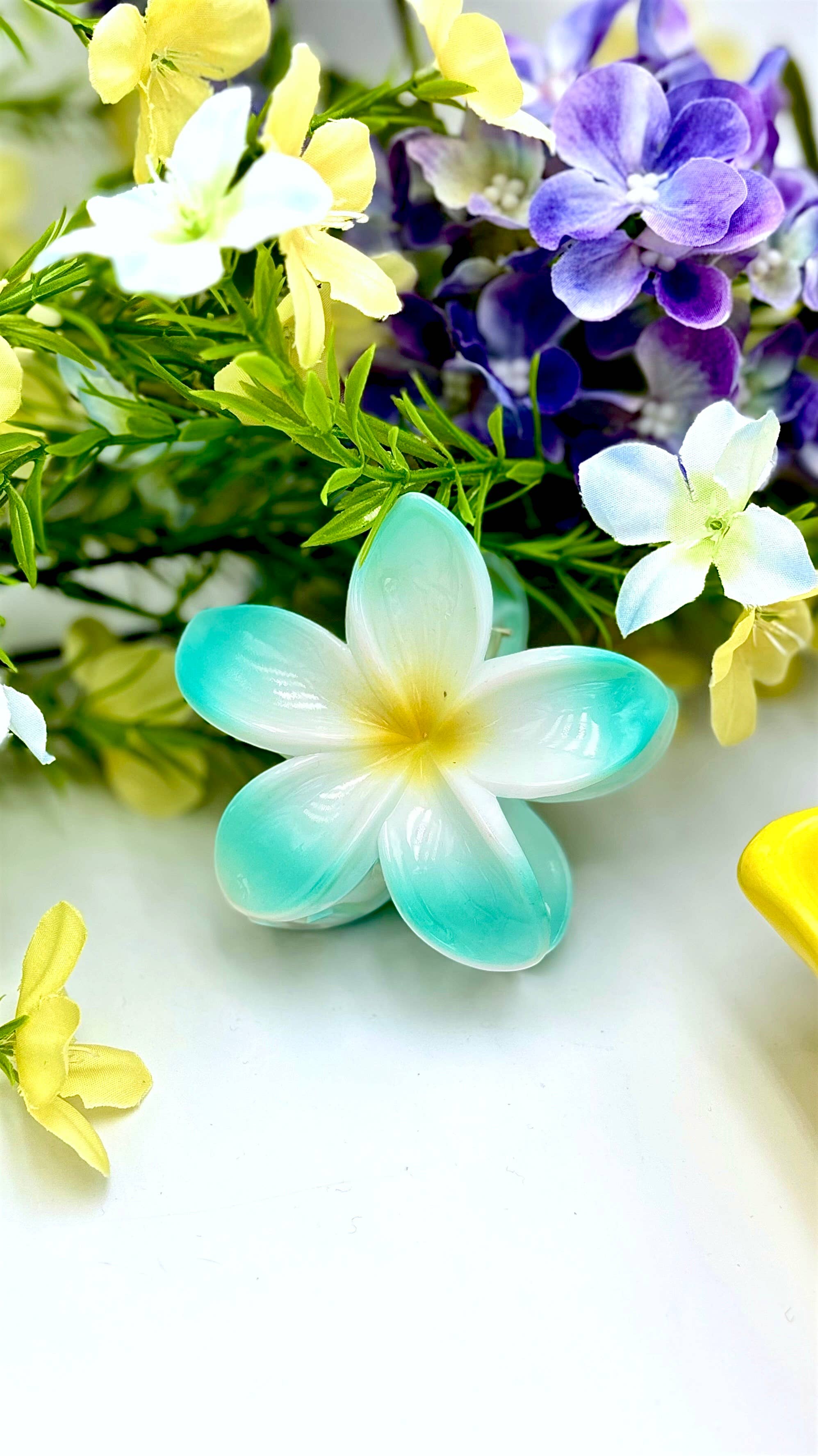 Pince à cheveux fleur YH33K