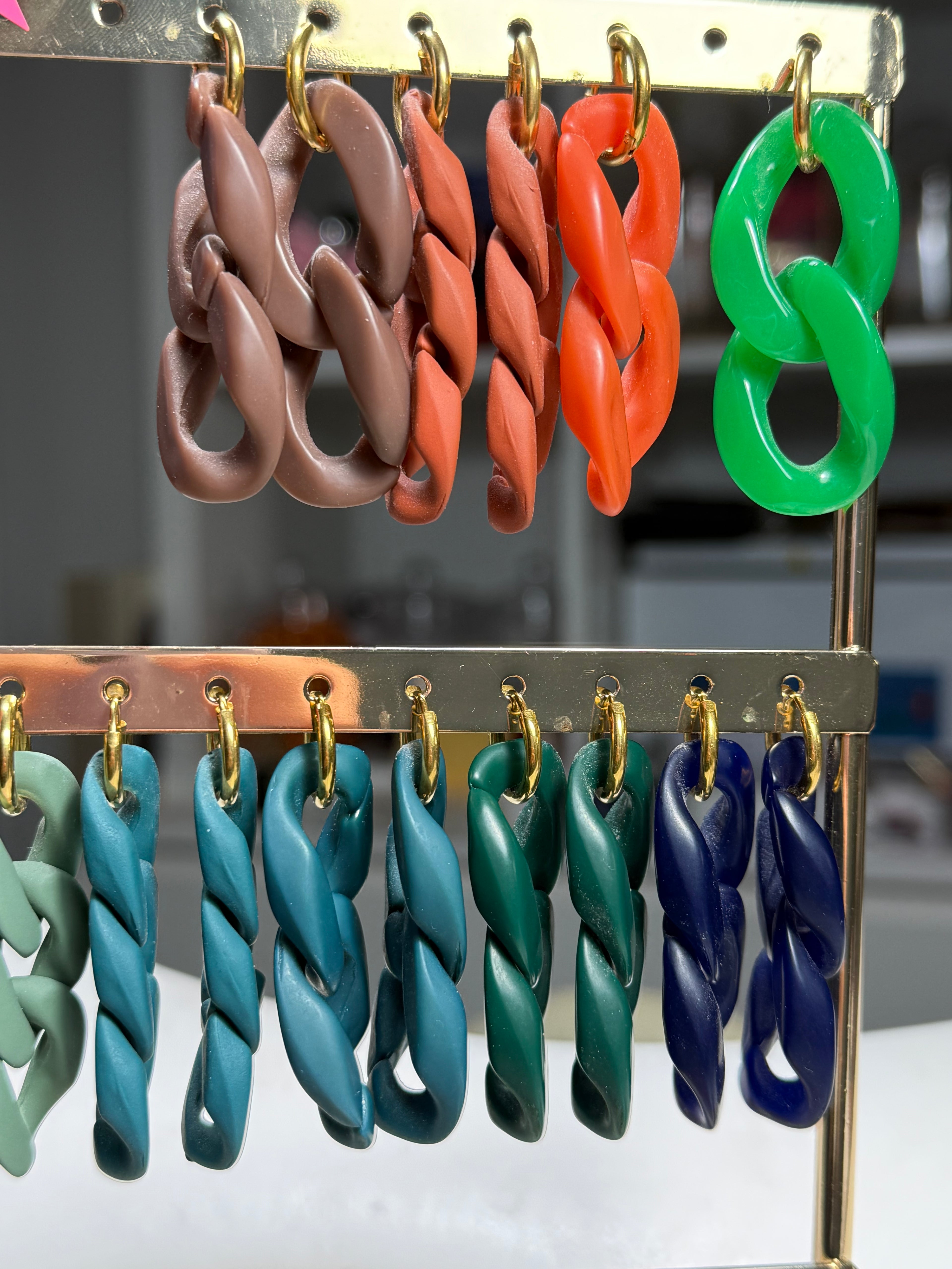 Boucles d’oreilles - Créoles mailles