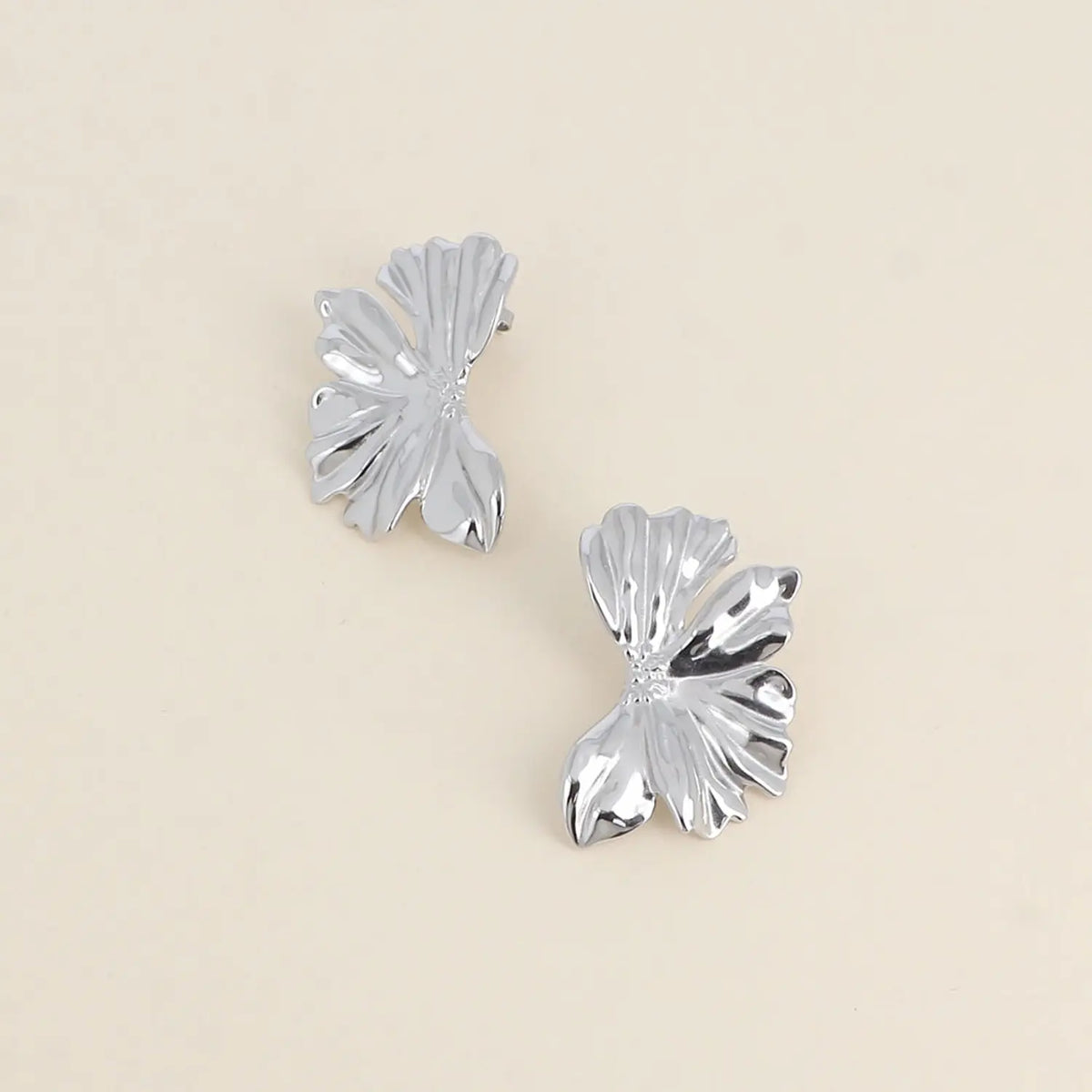 Boucles d’oreilles puces fleurs