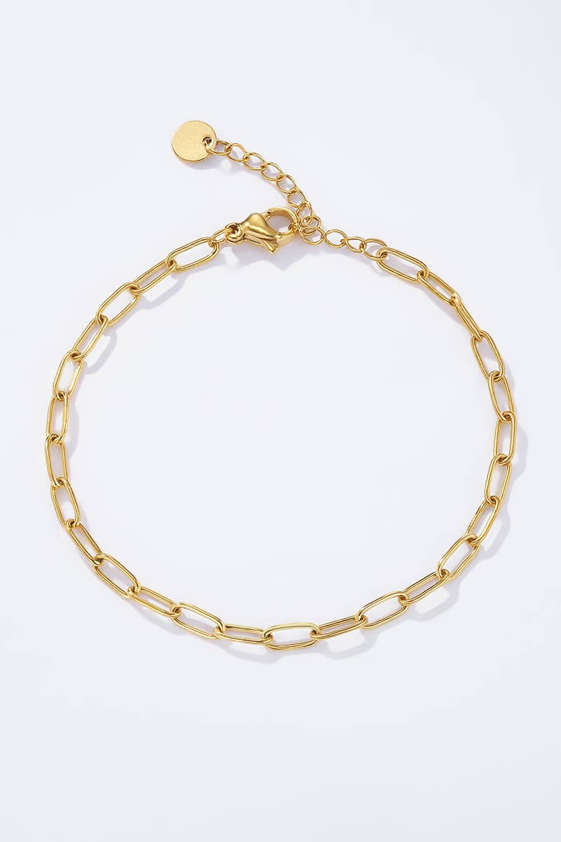 Bracelet en acier inoxydable pour charms 324CA55