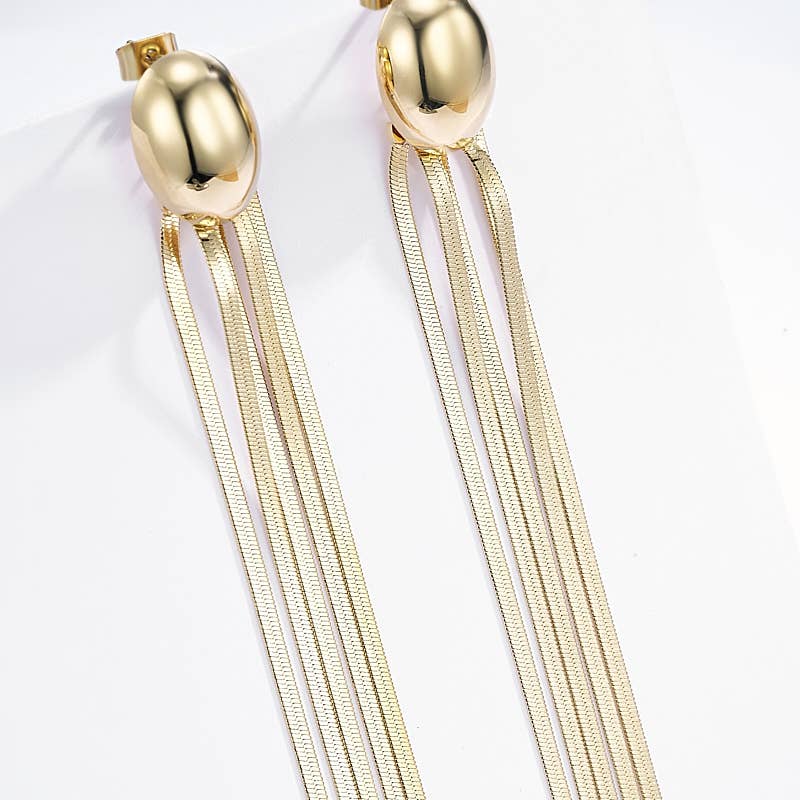 Boucles d’oreilles 218 en acier inoxydable