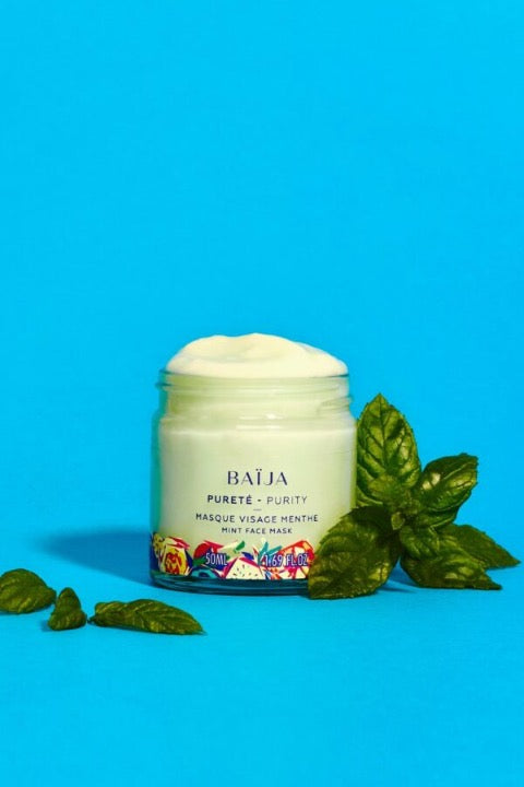 Masque visage menthe pureté
