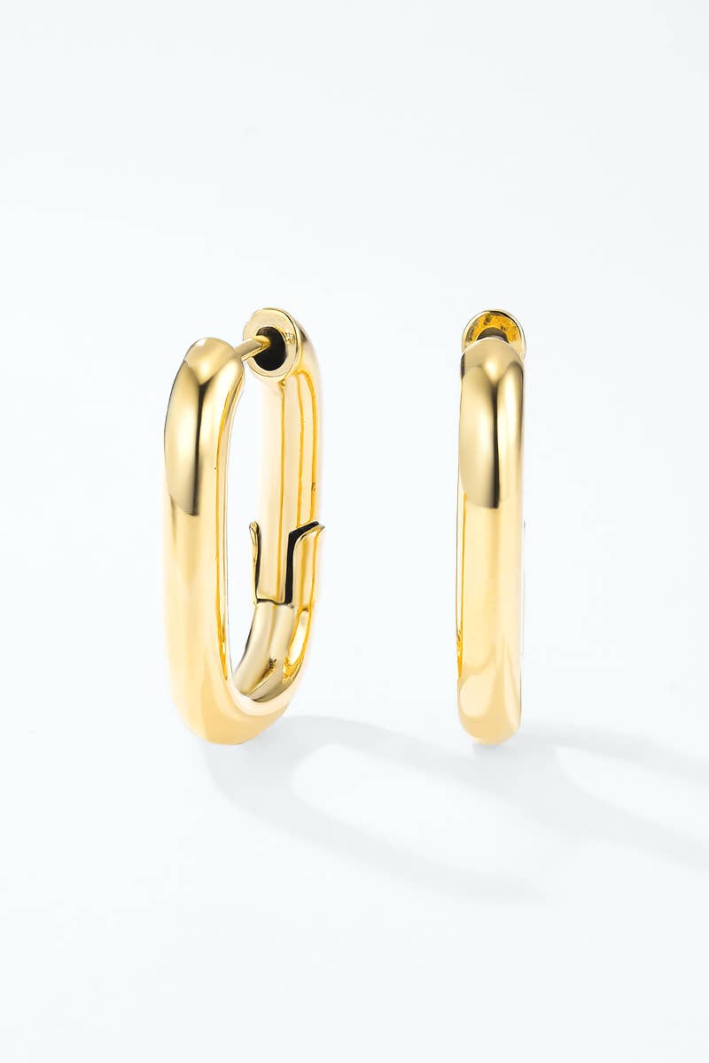 Boucles d'oreilles en acier inoxydable 124AQ697