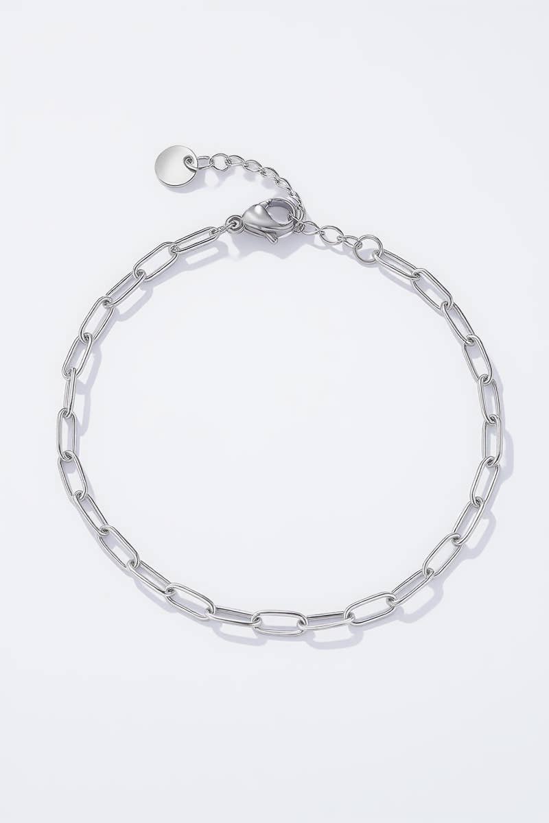 Bracelet en acier inoxydable pour charms 324CA55