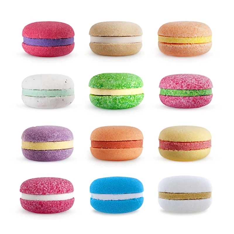 Macaron de bain - boules effervescentes