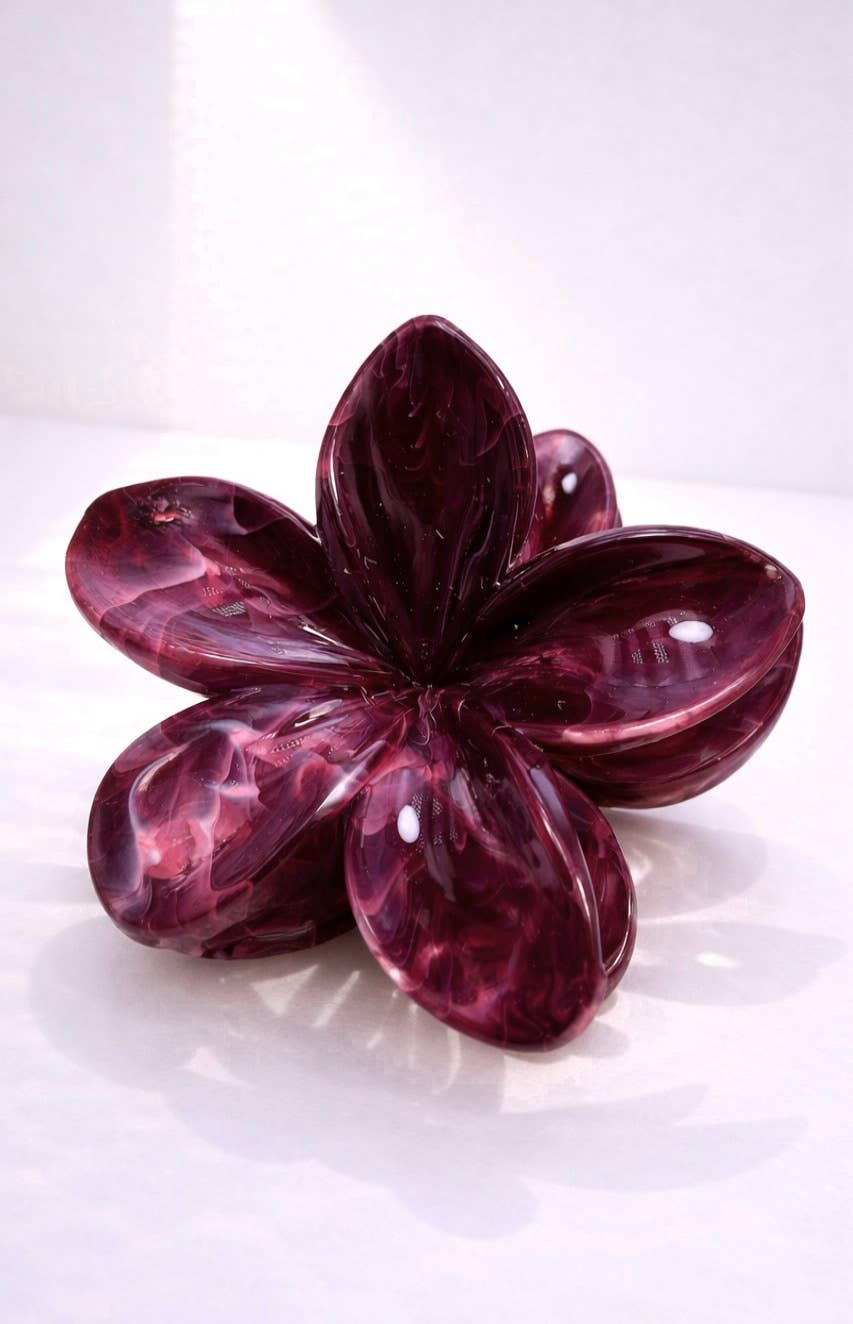 Pince à cheveux en forme de fleur YH26