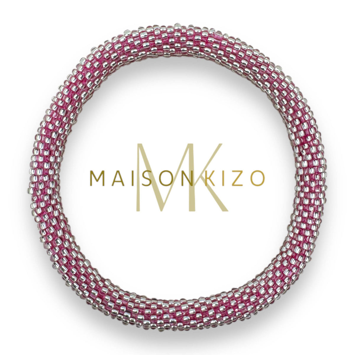Bracelet népalais  perles de verre R34