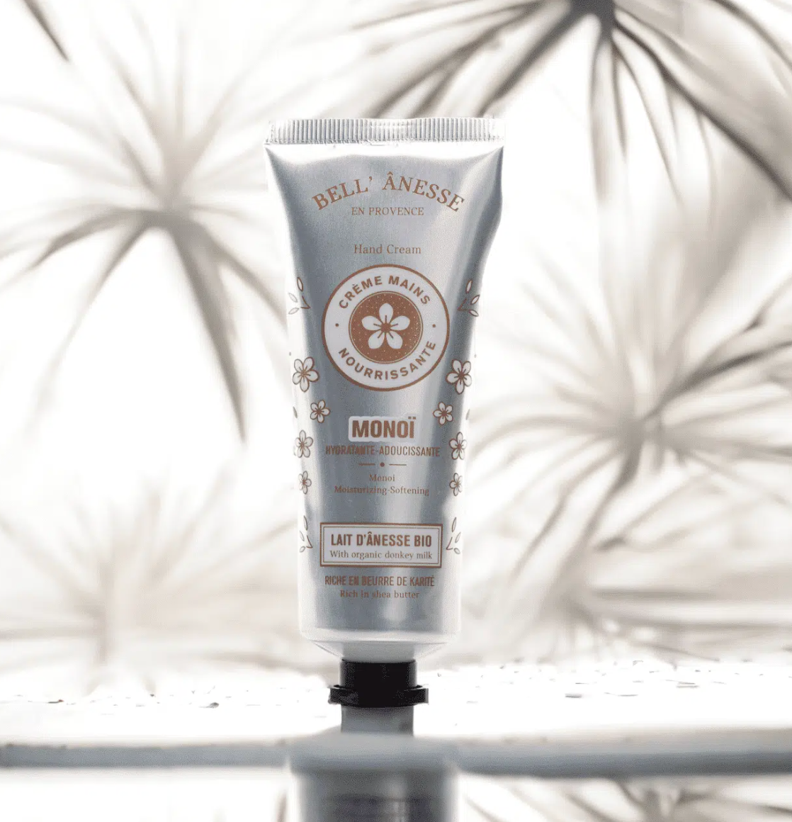 CRÈME MAINS MONOÏ AU LAIT D'ÂNESSE BIO 75ML