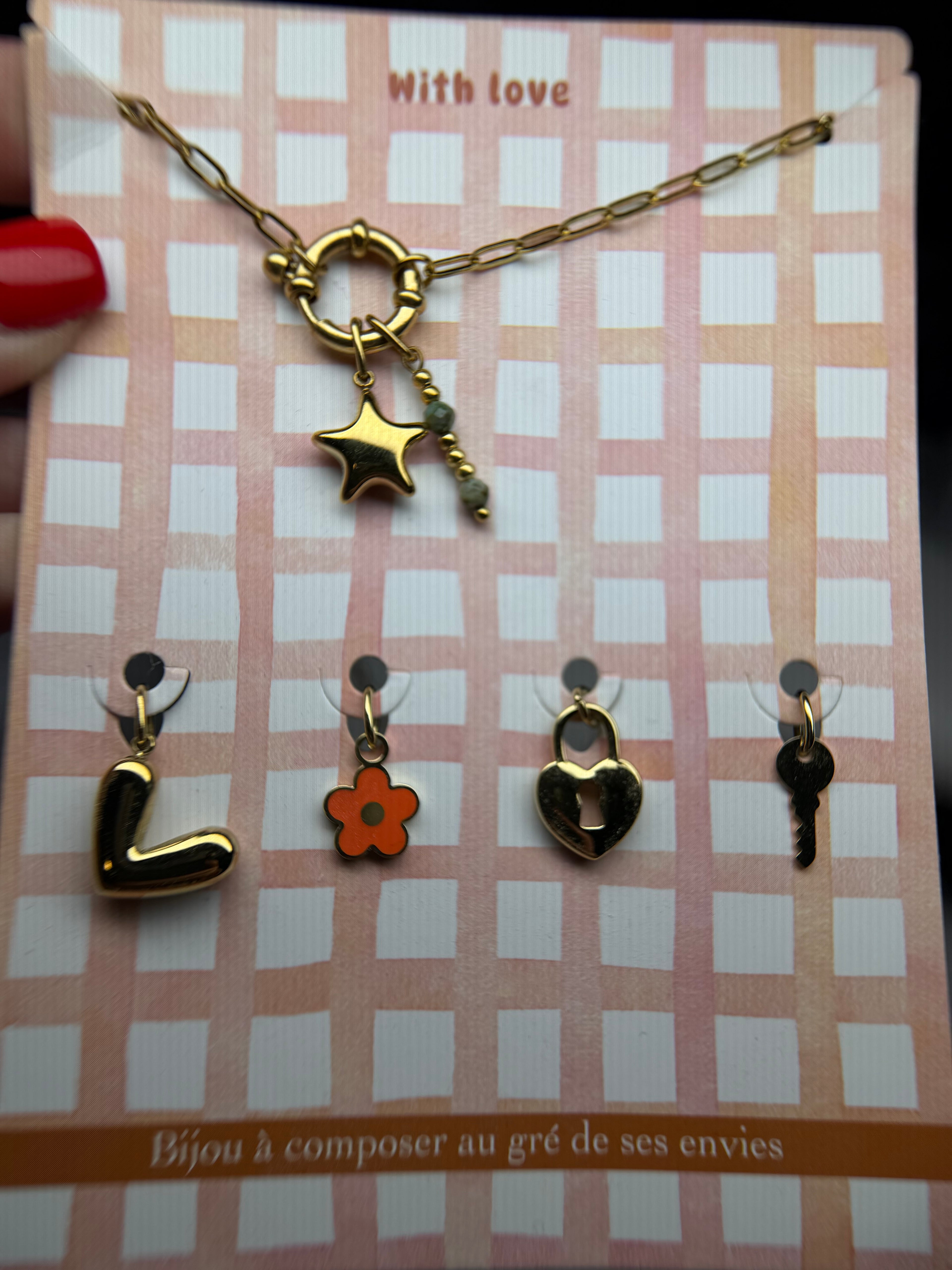 Cartelette bijoux à composer au gré de ses envies ! ✨