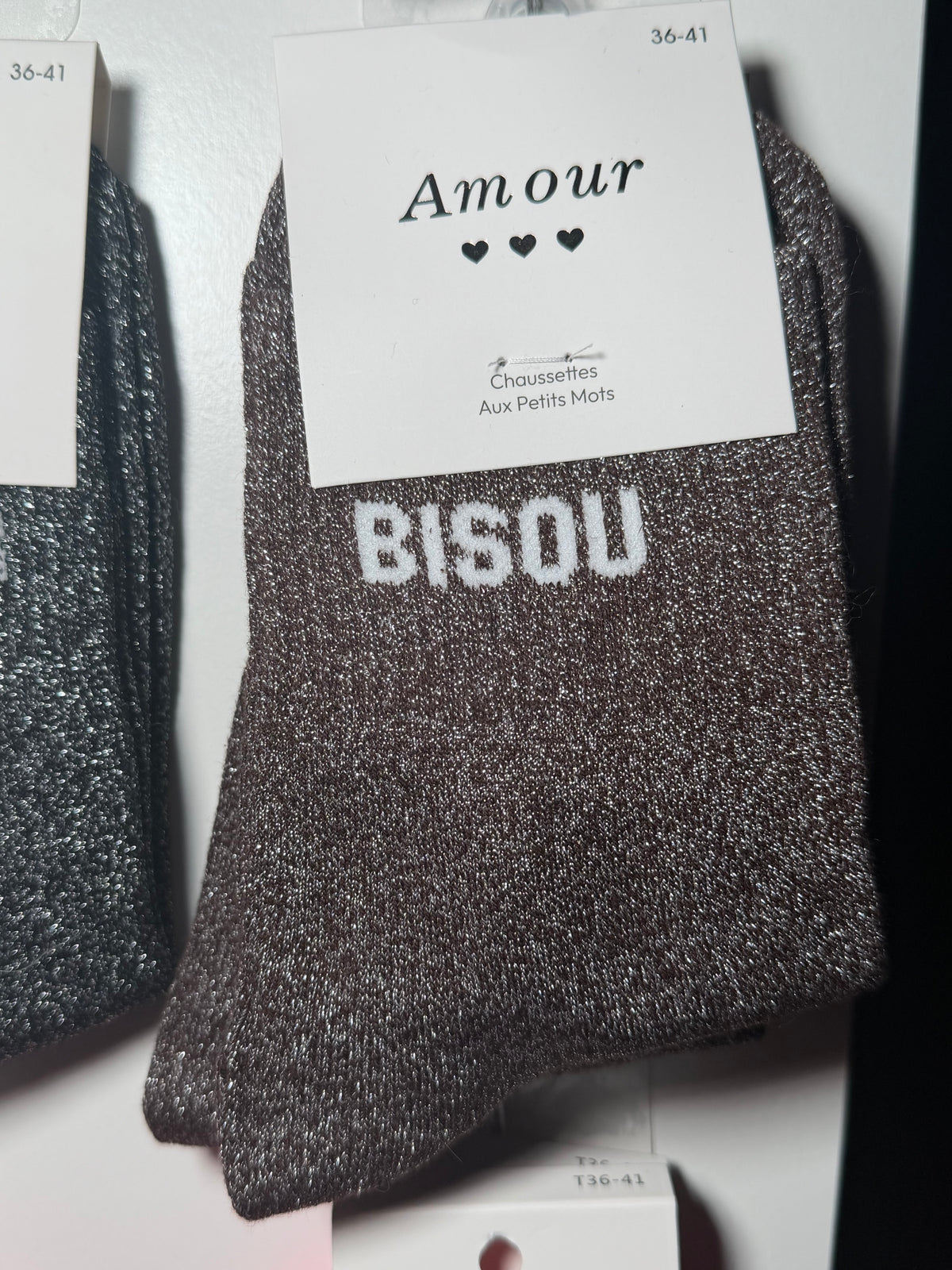 Chaussettes pailletées - BISOU
