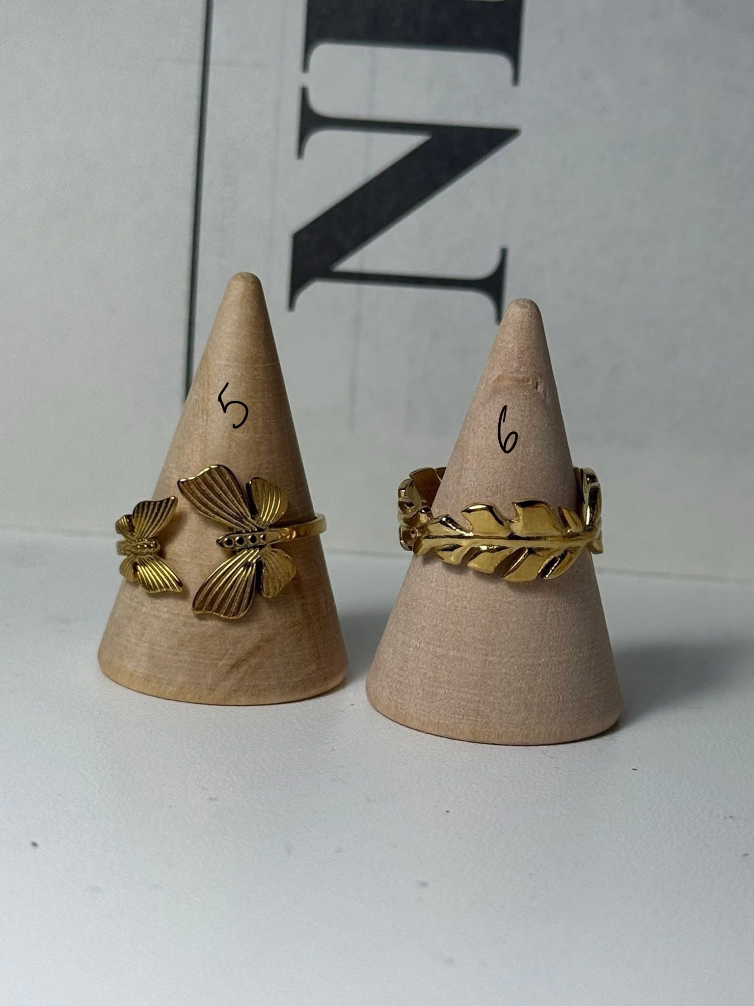 Bague en acier inoxydable ✨