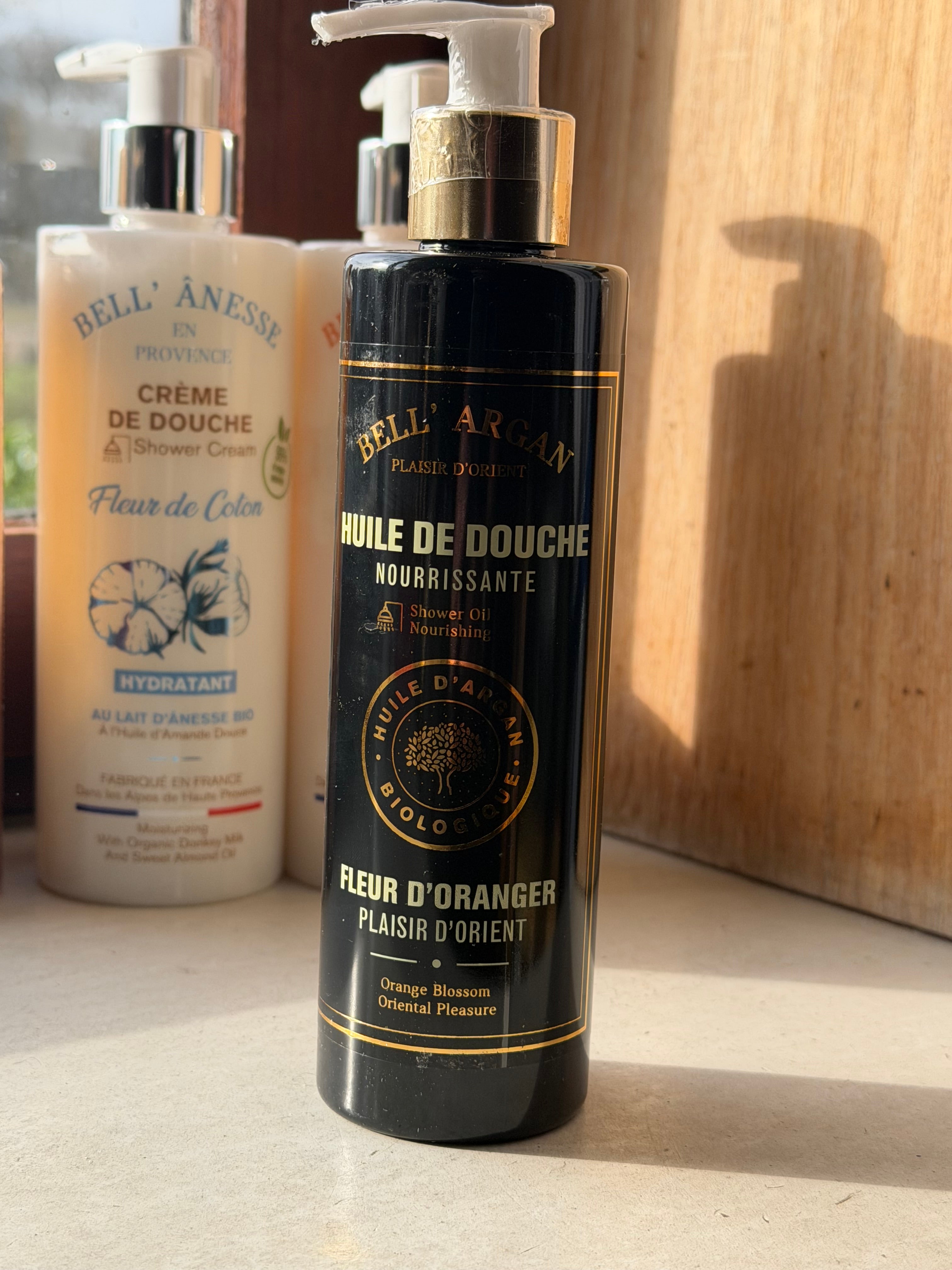 Huile de douche au lait d’ânesse à la fleur d’oranger bio