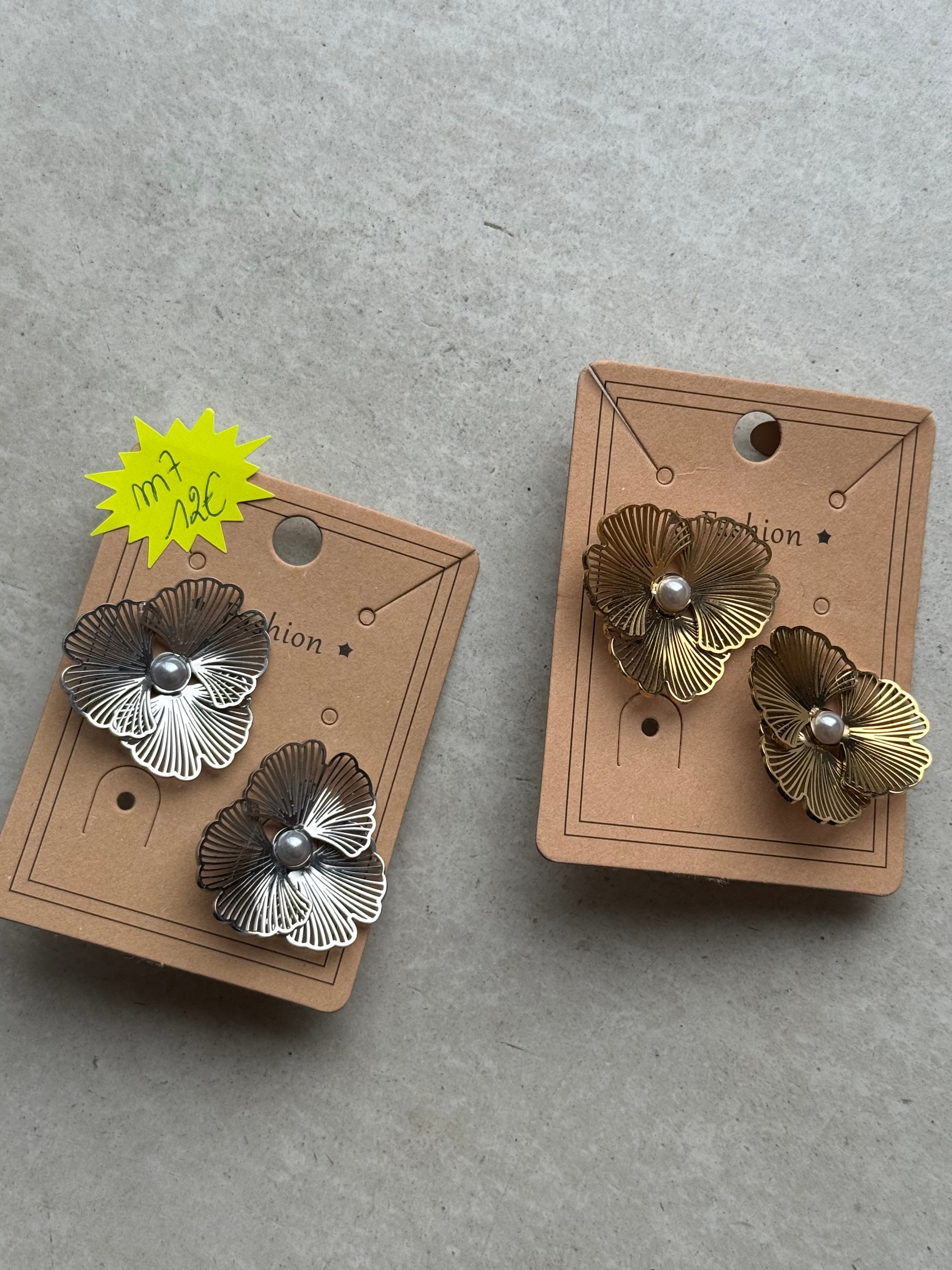 Boucle d’oreille en acier inoxydable