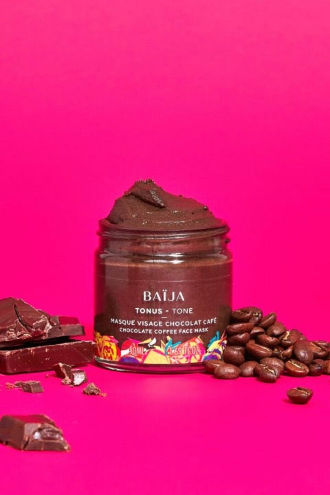 Masque visage chocolat