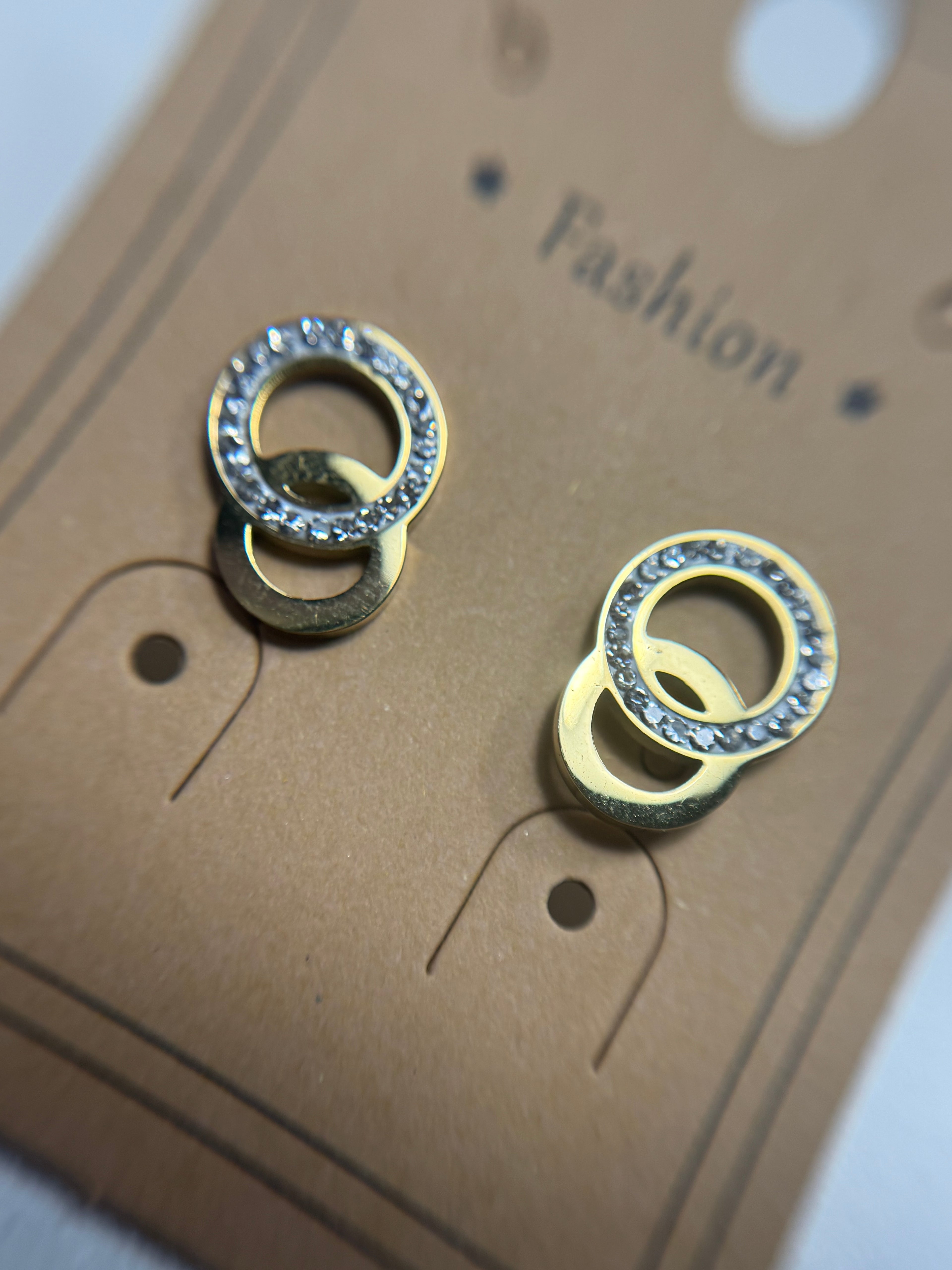 Boucle d’oreille en acier inoxydable