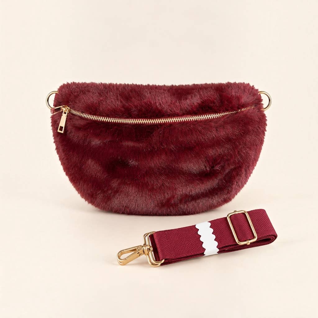 Sac banane fausse fourrure 008-S057