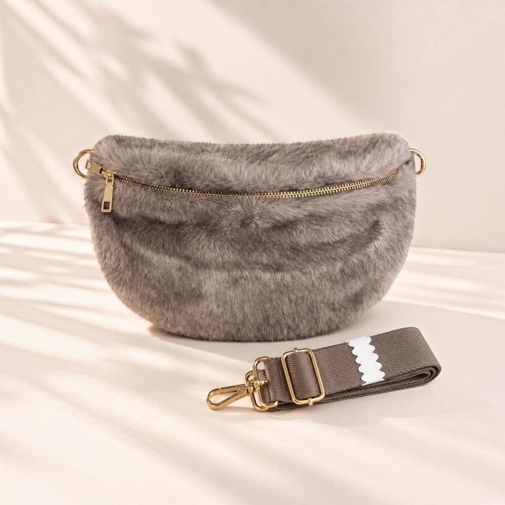 Sac banane fausse fourrure 008-S057