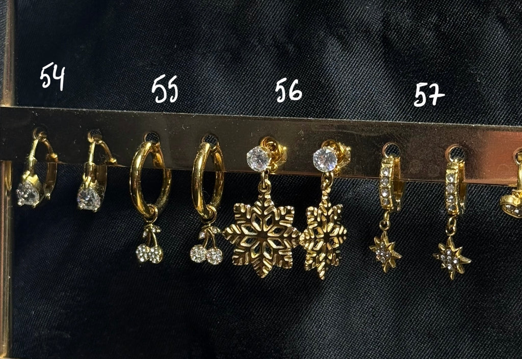 Boucles d’oreilles acier inoxydable