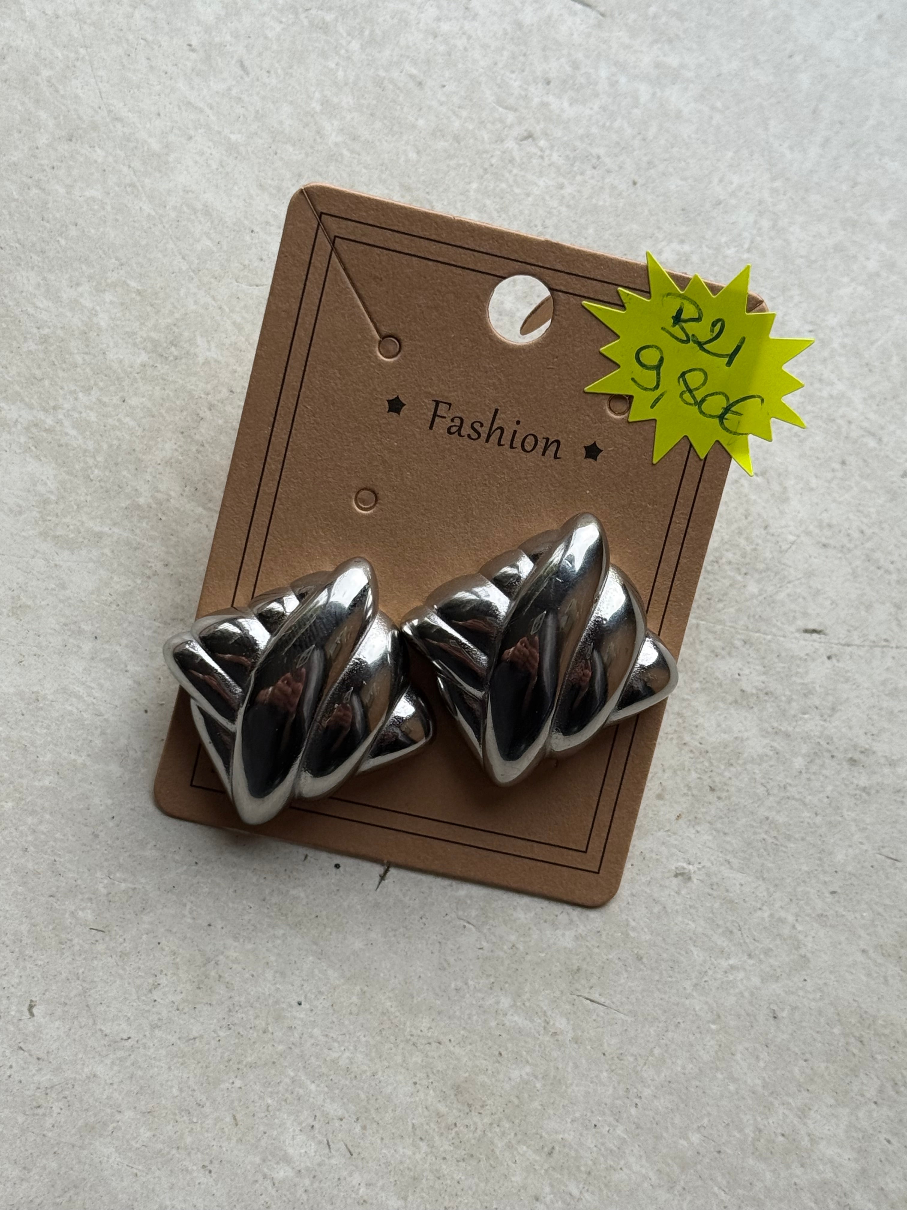 Boucle d’oreille en acier inoxydable