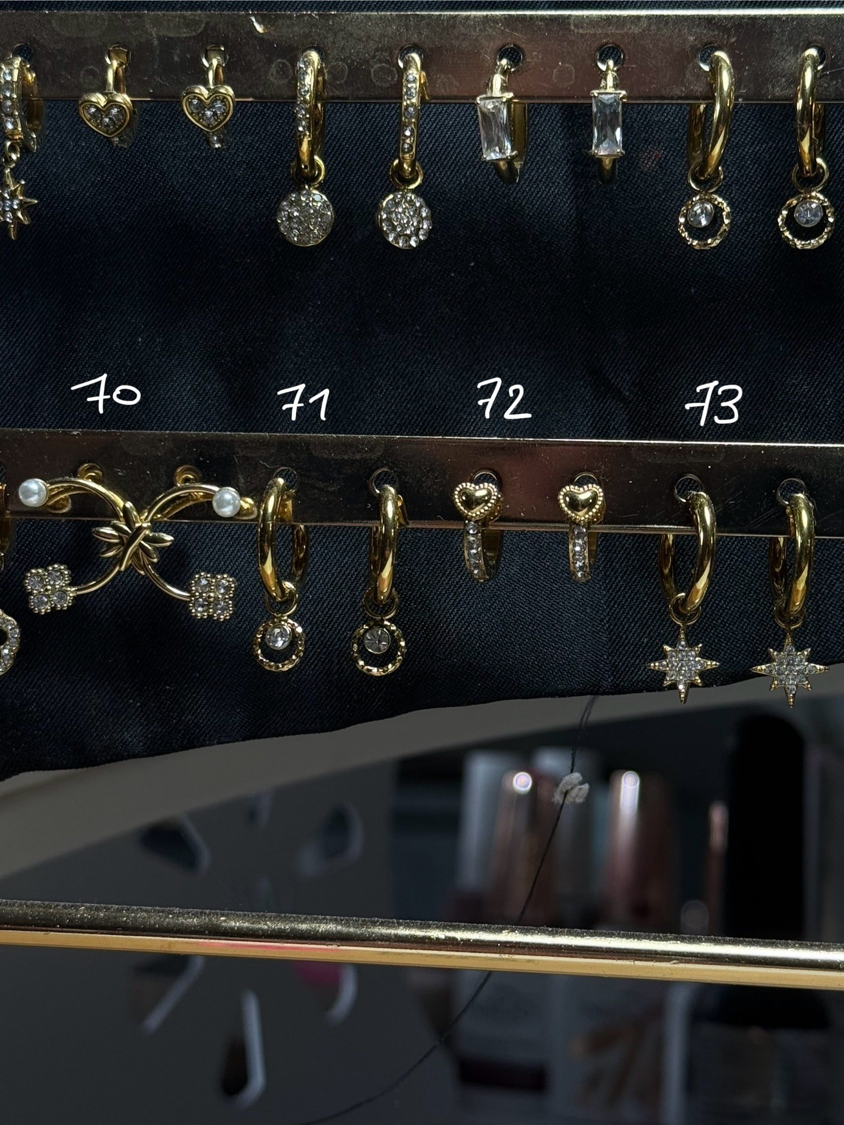 Boucles d’oreilles acier inoxydable