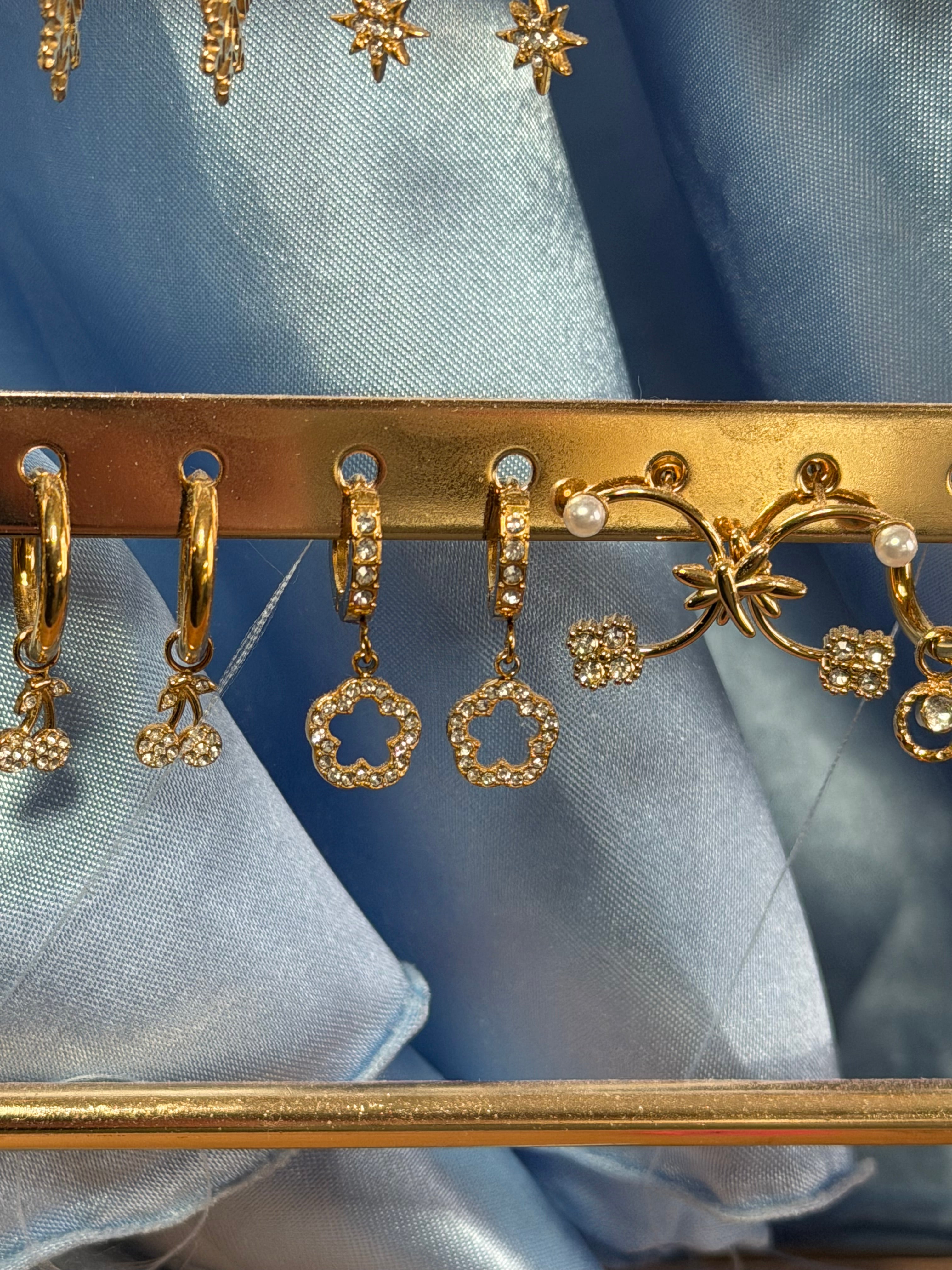 Boucles d’oreilles azalée