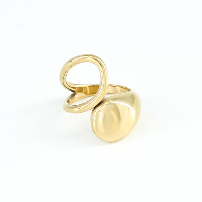 Bague Q91 en acier inoxydable