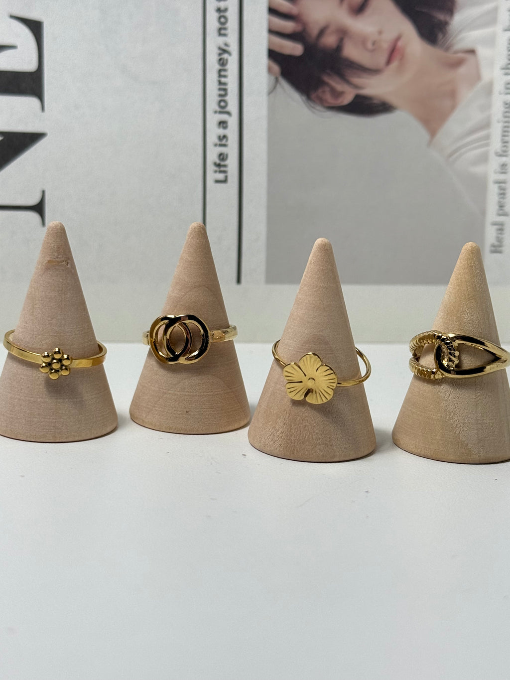 Bague en acier inoxydable ✨