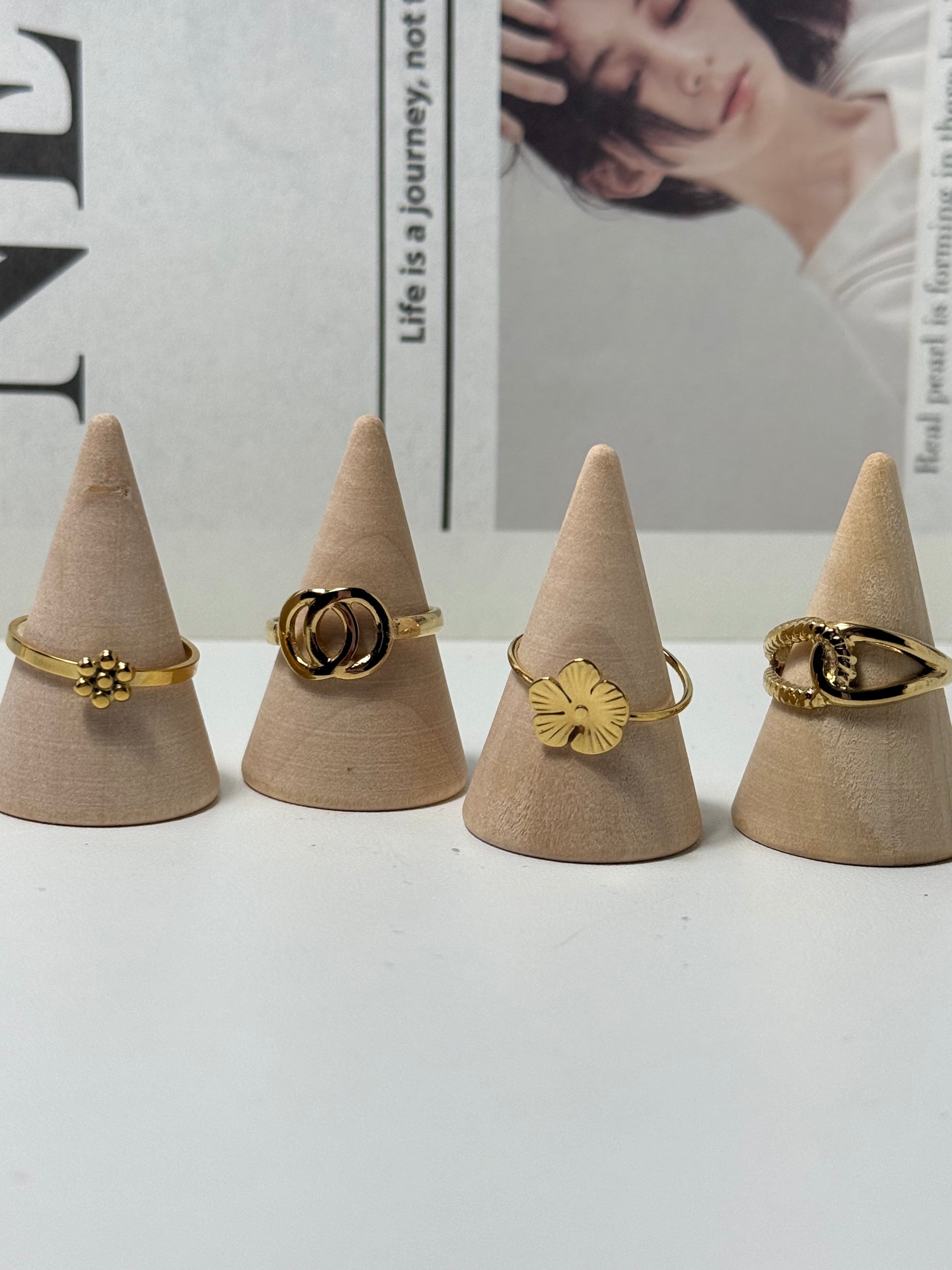 Bague en acier inoxydable ✨