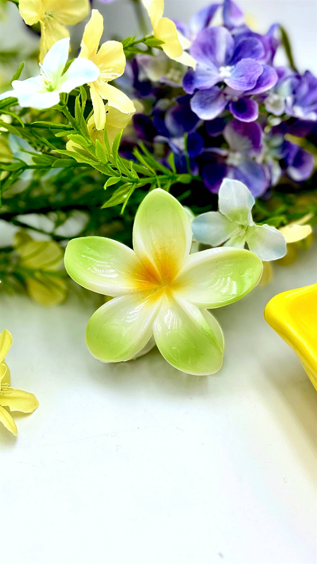 Pince à cheveux fleur YH33K