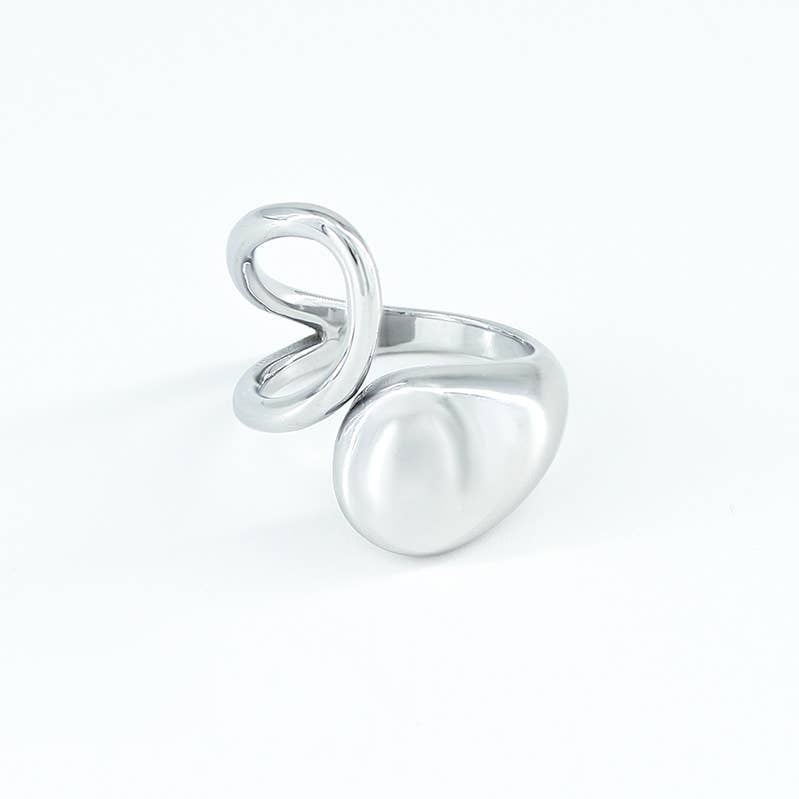 Bague Q91 en acier inoxydable