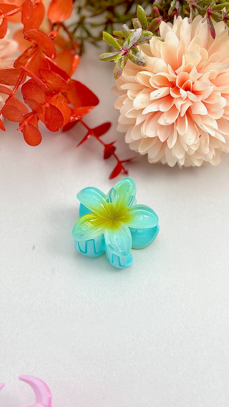 Mini pince à cheveux fleurs 4cm YH37
