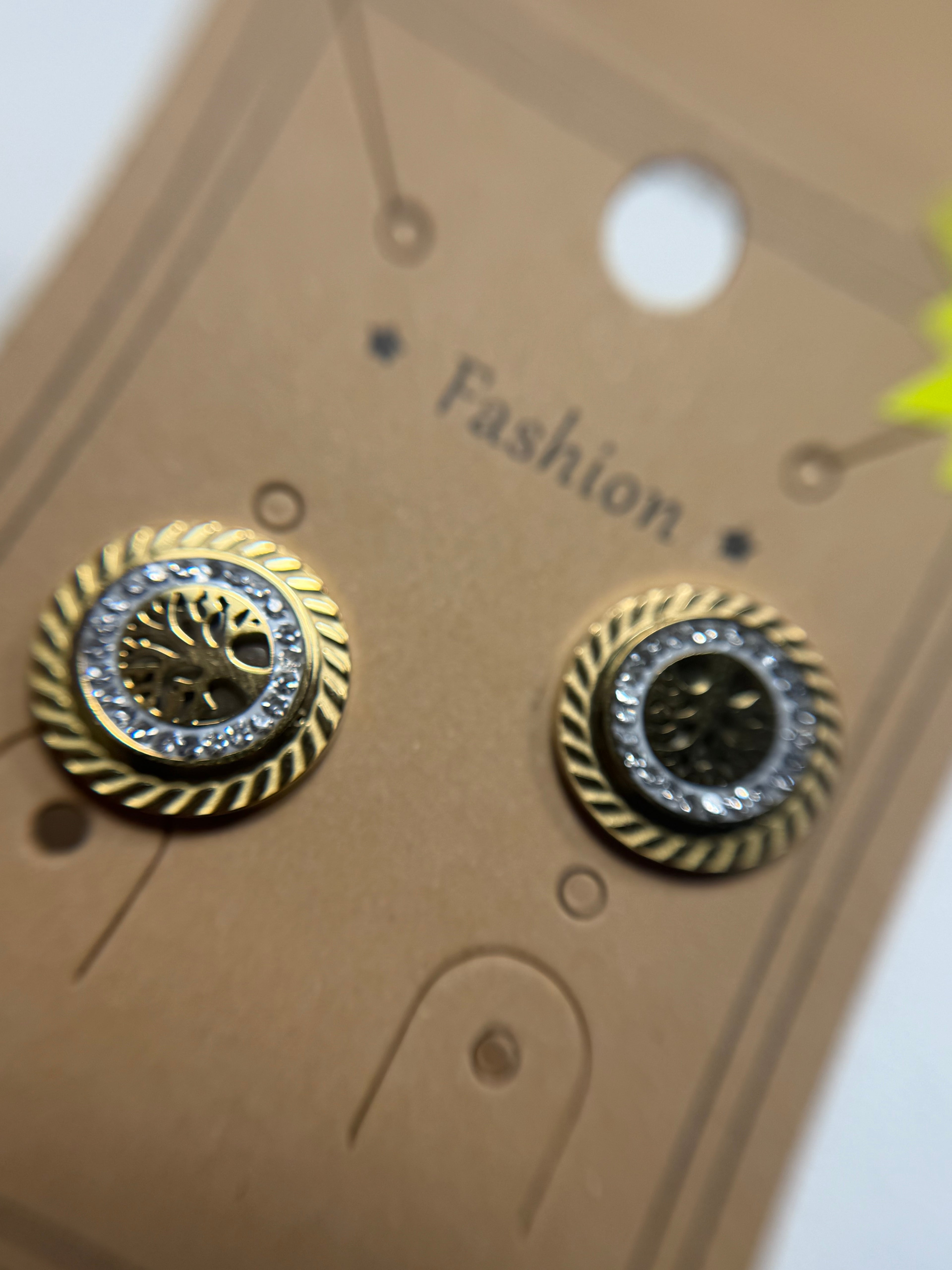 Boucle d’oreille en acier inoxydable