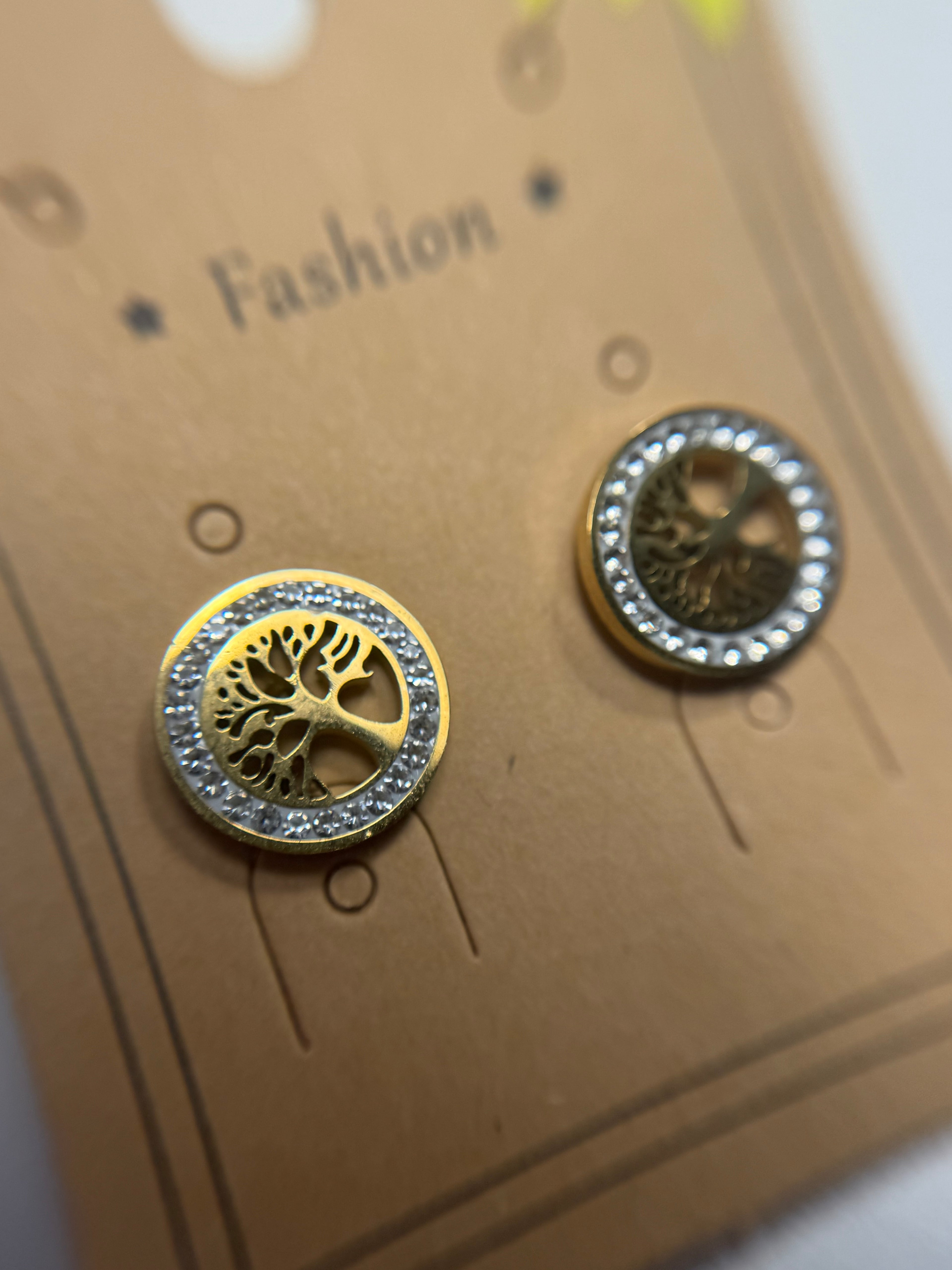 Boucle d’oreille en acier inoxydable