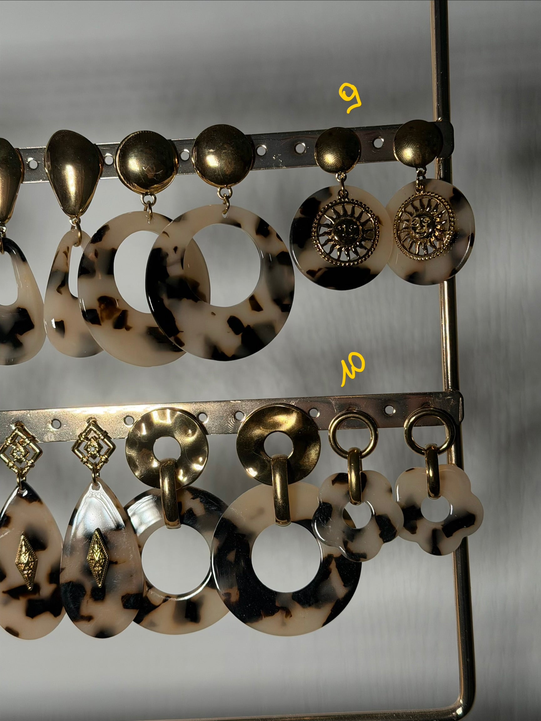 Boucle d’oreille léopard